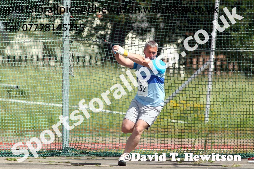 Hammer, North East Masters Champs, Monkton Stadium,  Jarrow. Photo: David T. Hewitson/Sports for All Pics